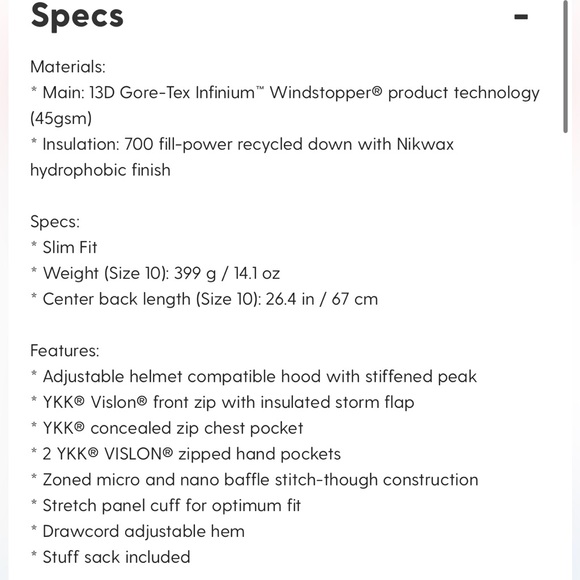 Rab Infinity Microlight Jacket - Picture 4 of 4